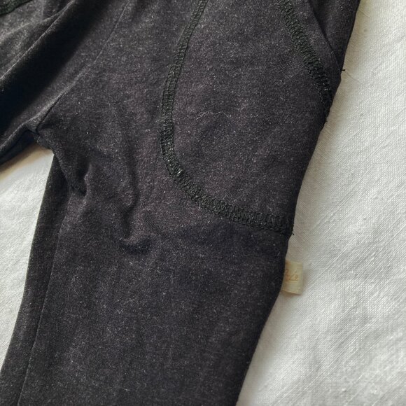 💙2/$25 Jax and Lennon 12-18 Months Baby Toddler Terry Lounge Pants Black - Picture 4 of 4